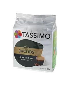 Jacobs Espresso Ristretto Packung und Kapsel f&uuml;r Tassimo