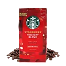 Holiday Blend granos de café Starbucks
