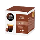Nescafé Lungo Intenso envase y cápsula para Dolce Gusto