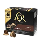 L'OR Forza 40 paquete de cápsulas de Nespresso
