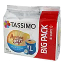 Morning Café Mild & Smooth XL Packung und Kapsel für Tassimo