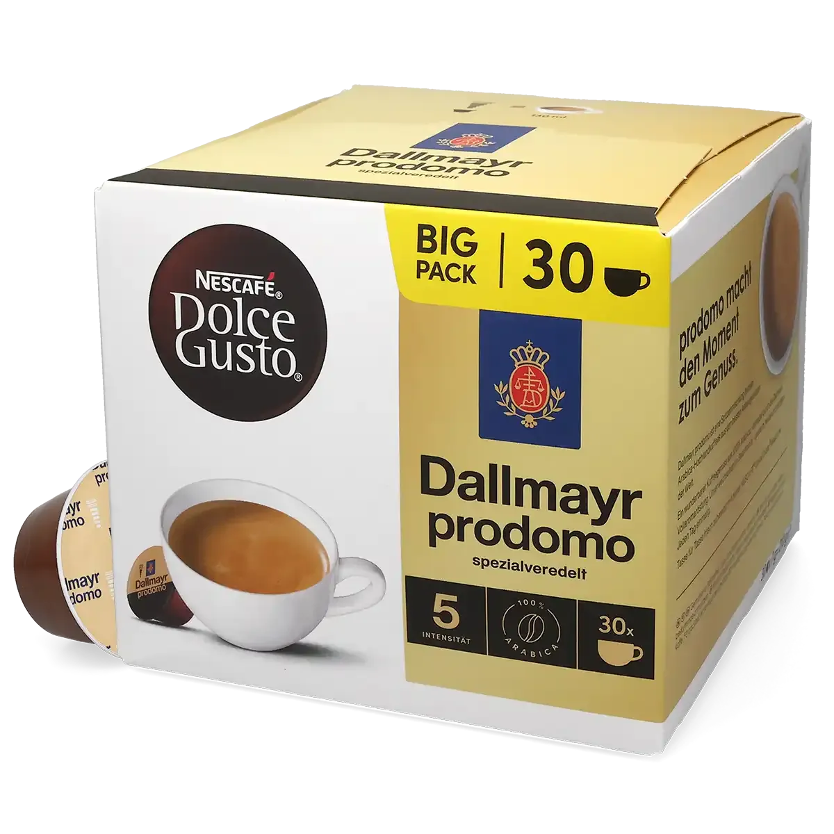 Nescafé | Dallmayr Prodomo - 30 cápsulas para Dolce Gusto