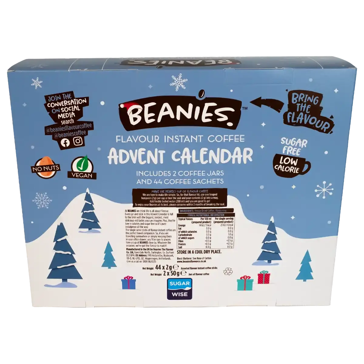 Calendario de Adviento de Café Instantáneo