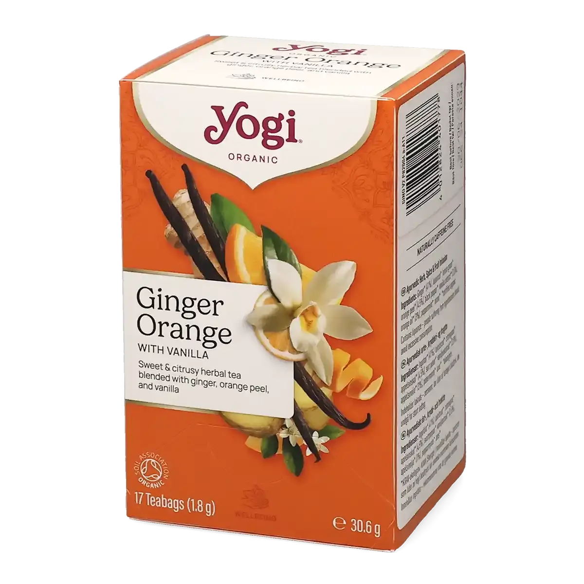 Jengibre, Naranja y Vainilla
