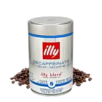 Granos de café descafeinado de illy
