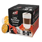 Café René Latte Macchiato Caramel paquete de cápsulas de Dolce Gusto
