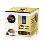 Dallmayr Prodomo envase y cápsula para Dolce Gusto