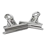 Kaffekapslen metal clamps with logo