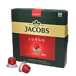 Jacobs Lungo 6 Classico XL Packung und Kapsel für Nespresso®