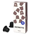 Kaffekapslen Ristretto package and capsule for NespressoÂ®