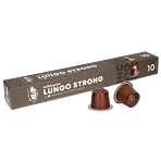 Kaffekapslen Lungo Strong Premium paquete de cápsulas de Nespresso
