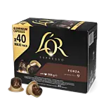 L'OR Forza 40 paquete de cápsulas de Nespresso
