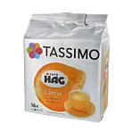 Café Hag Crema Decaf package and capsule for Tassimo