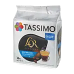 L'OR Decaffeinato package and capsule for Tassimo